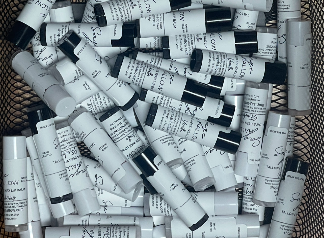 Tallow + Bees Wax Lip Balm