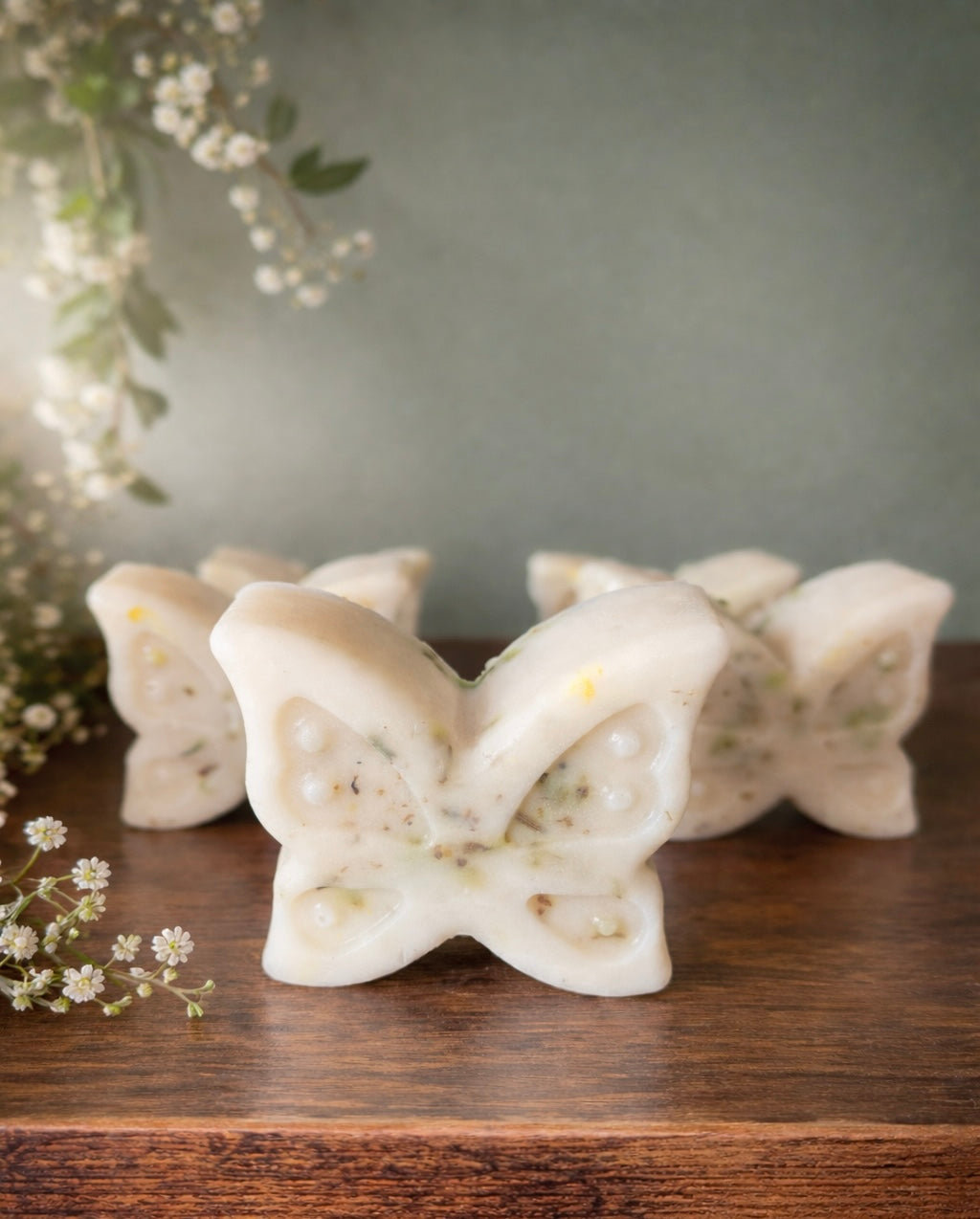 Lemon Lavender Butterfly Soaps